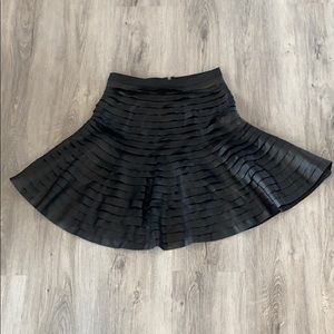 BCBGMaxAzria super cute vegan leather skirt size XS